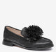 Black Metallic Kid Suede