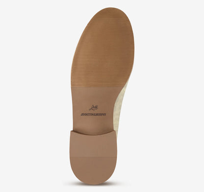 Gold Metallic Kid Suede