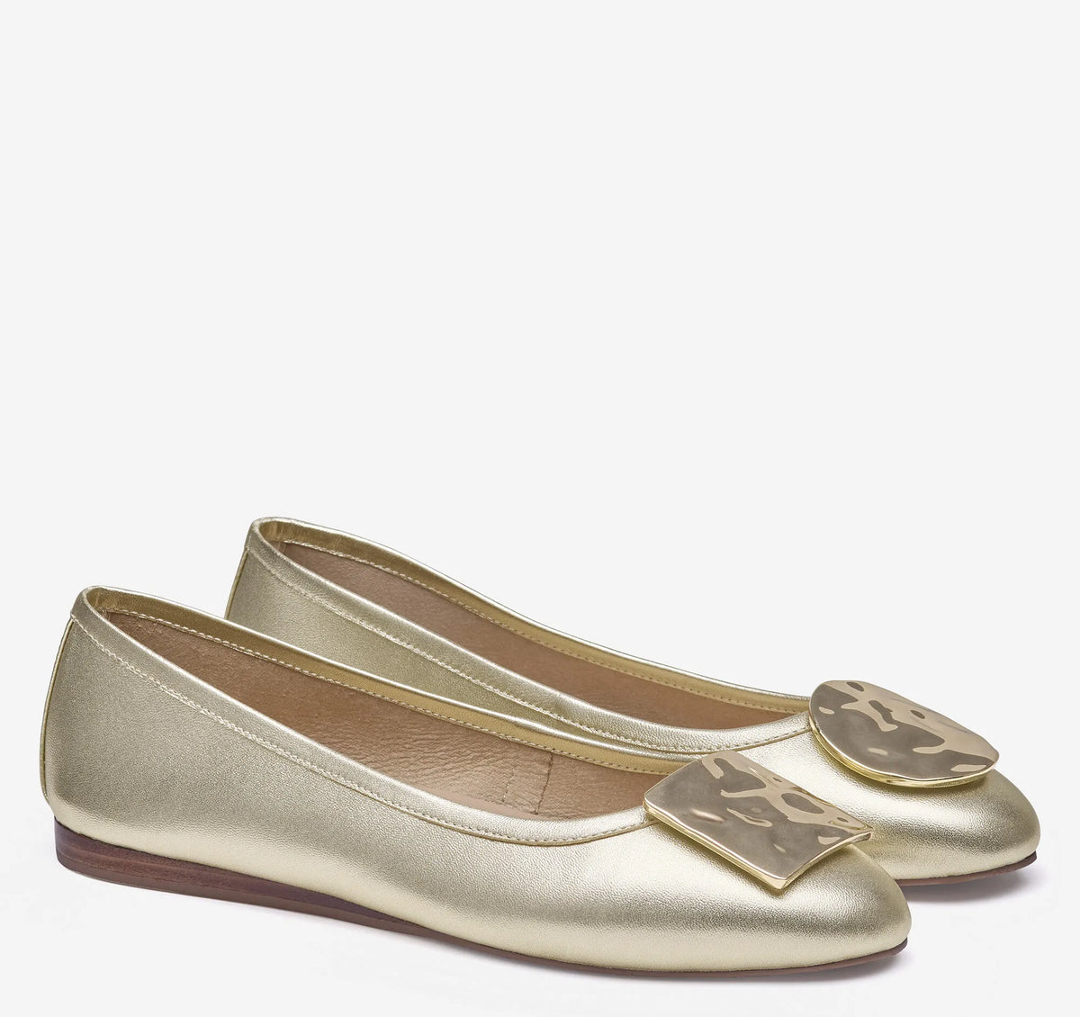 Gold Metallic Sheepskin