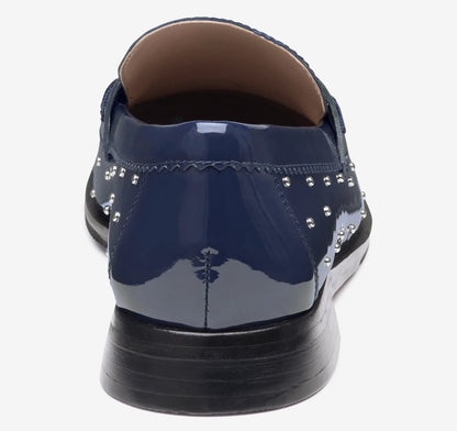 Navy Patent Leather