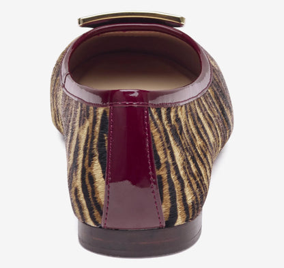 Beige/Brown Zebra Print Haircalf