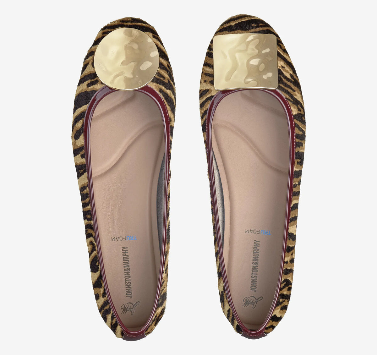 Beige/Brown Zebra Print Haircalf