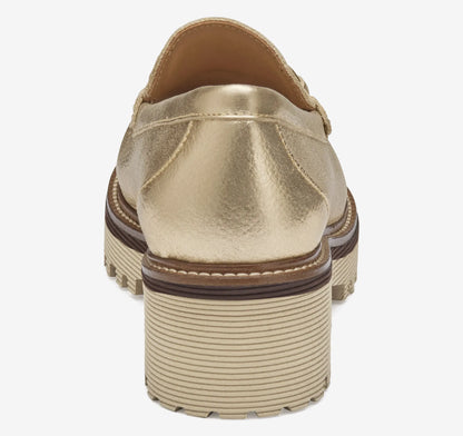 Gold Metallic Calfskin