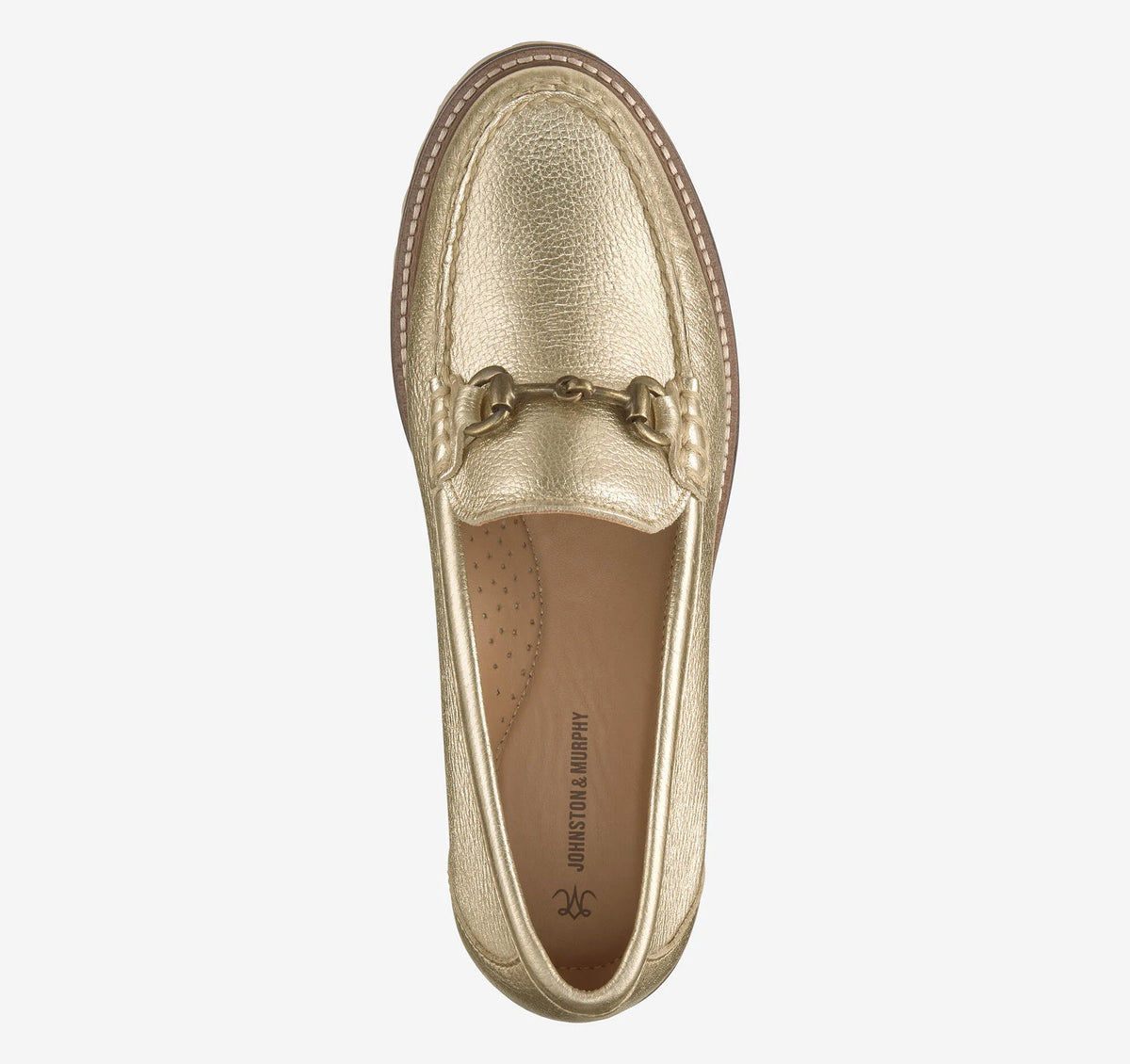 Gold Metallic Calfskin