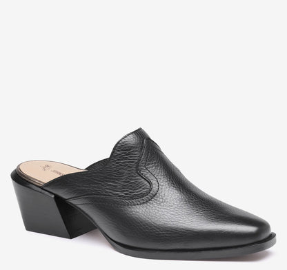 Black Full-Grain Leather