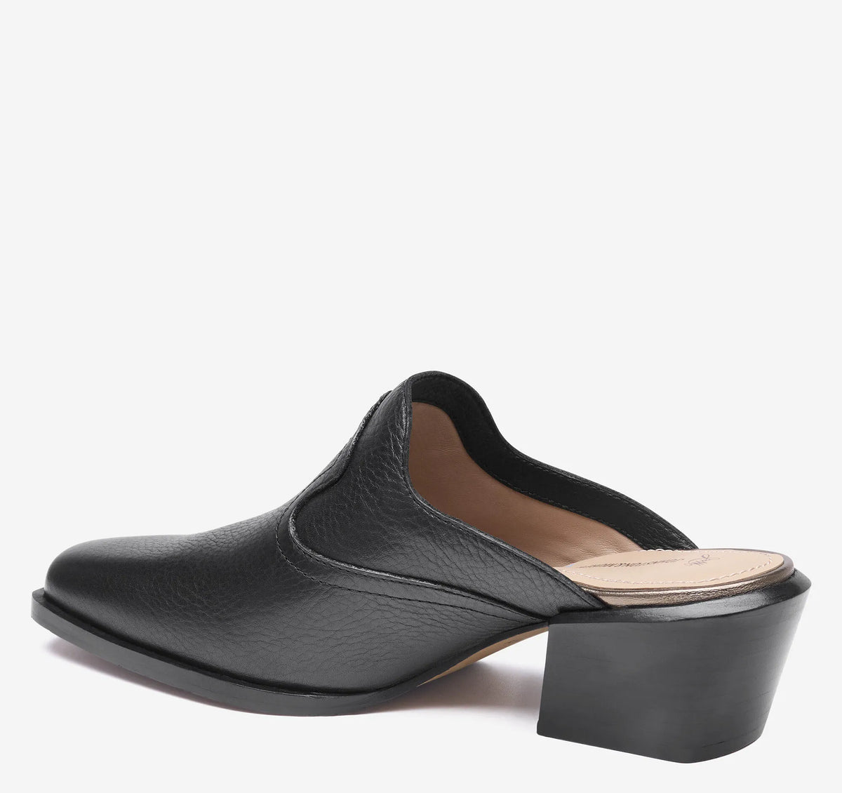 Black Full-Grain Leather