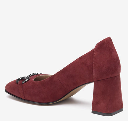 Merlot Kid Suede