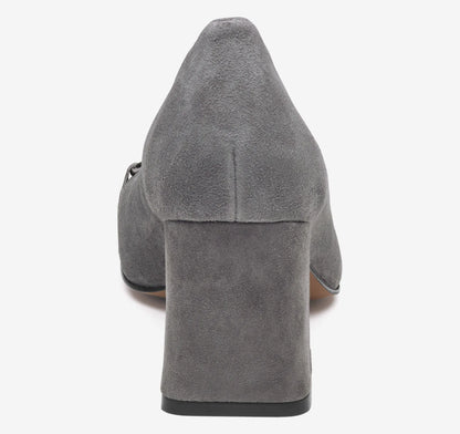 Charcoal Kid Suede