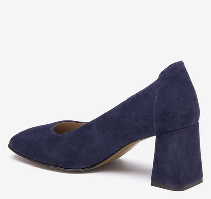 Navy Kid Suede