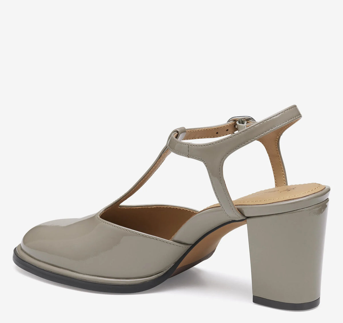 Taupe Patent Leather