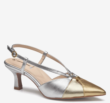 Gold Multi Metallic Sheepskin