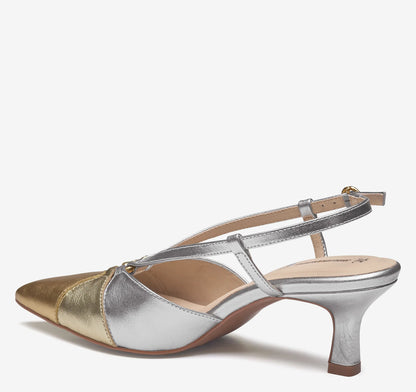 Gold Multi Metallic Sheepskin