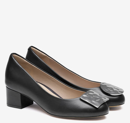 Black Nappa Leather