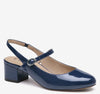 Navy Patent Leather