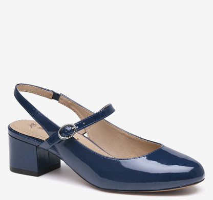 Navy Patent Leather