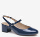 Navy Patent Leather