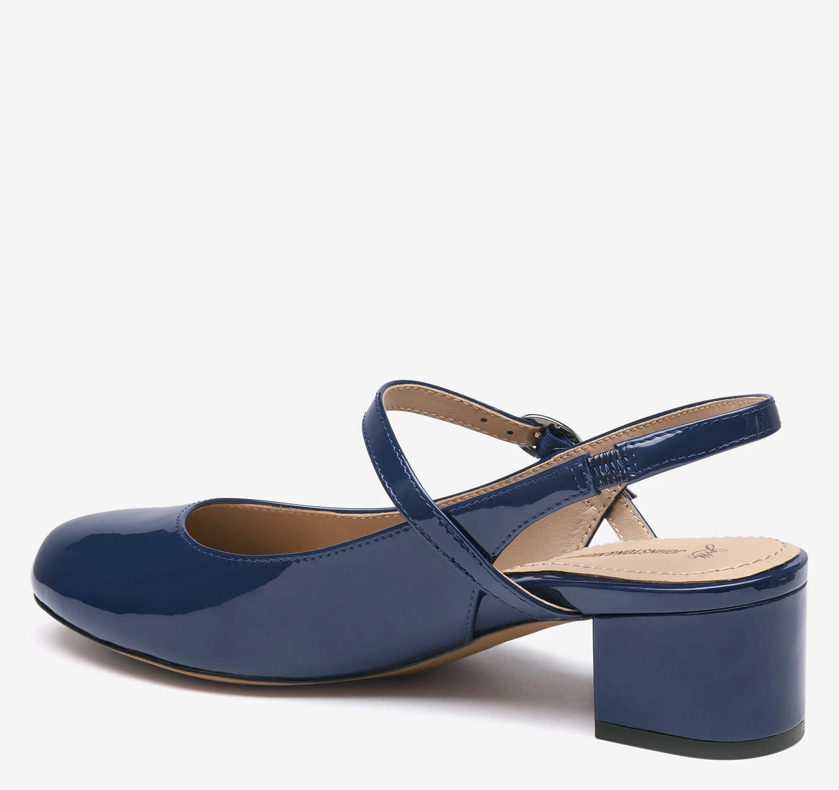 Navy Patent Leather