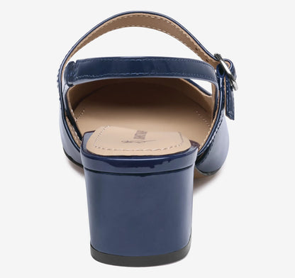 Navy Patent Leather