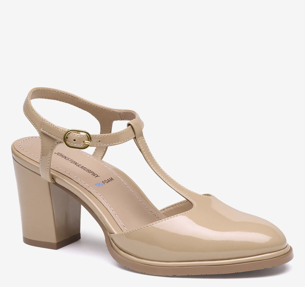 Nude Patent Leather