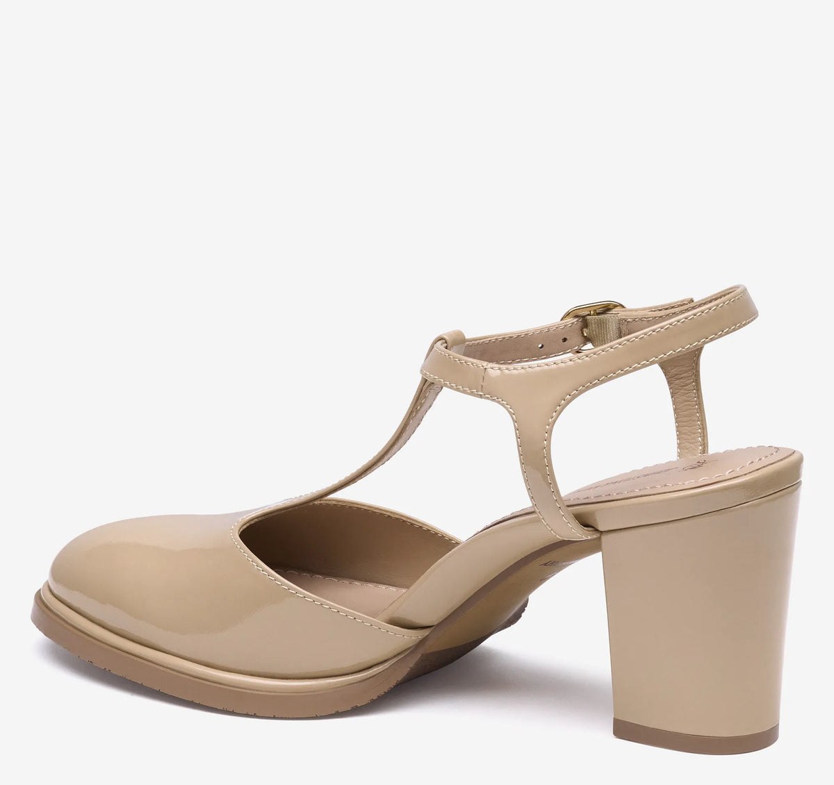 Nude Patent Leather