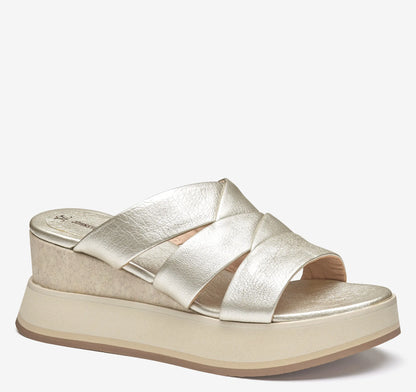 Platinum Metallic Italian Sheepskin