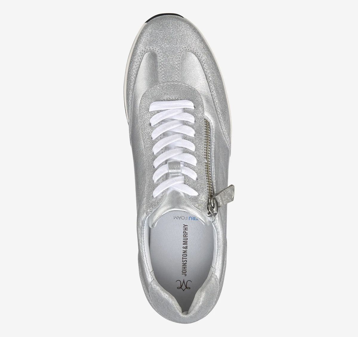 Silver Metallic Suede/Calfskin