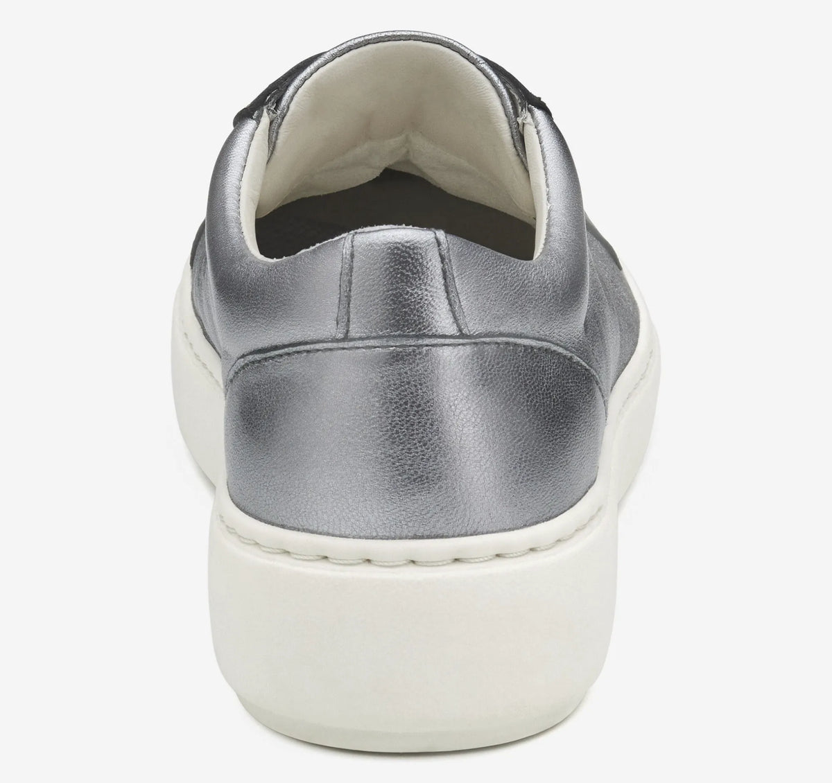 Pewter Metallic Glove Leather