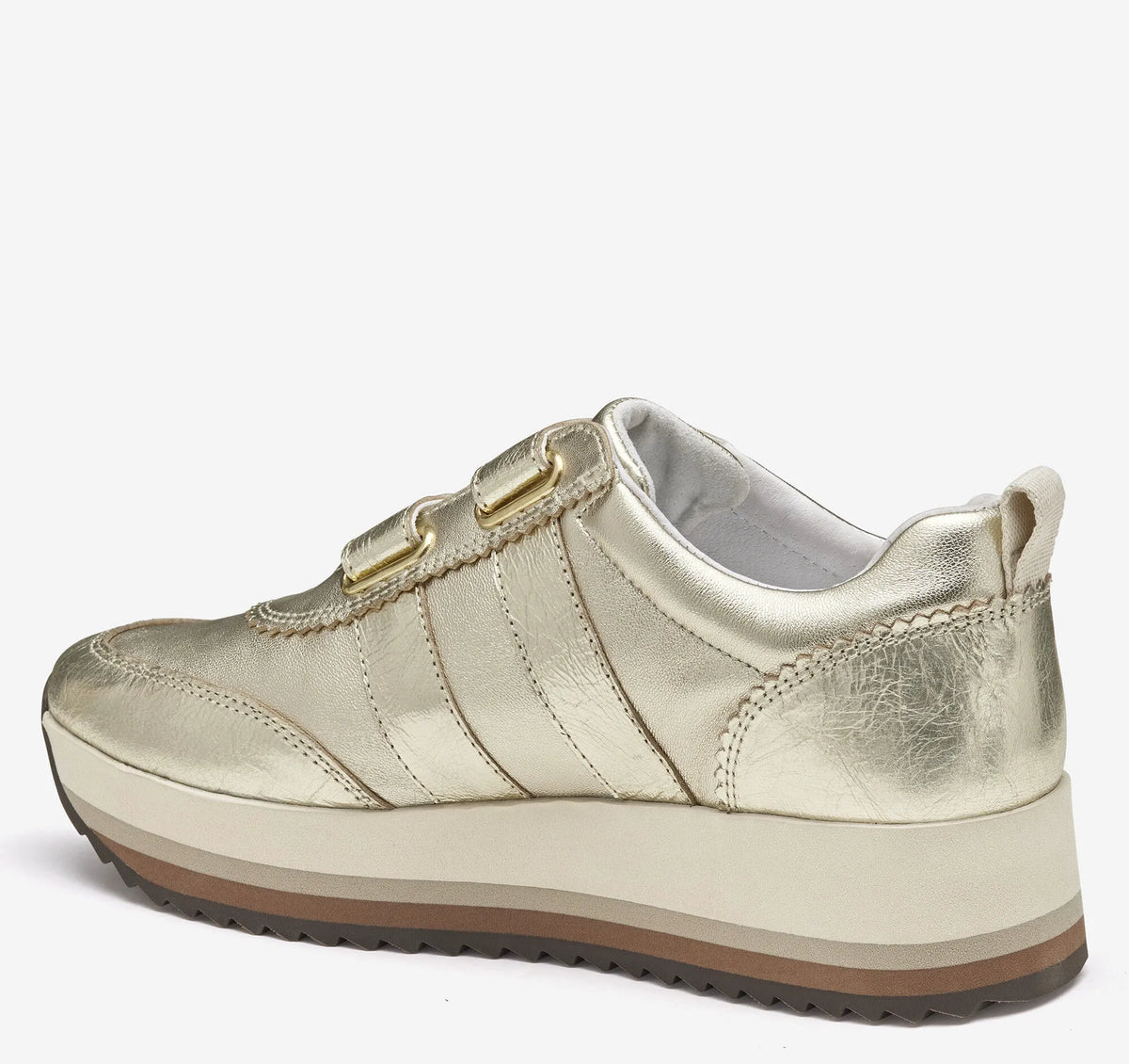Gold Italian Metallic Sheepskin/Crinkled Sheepskin