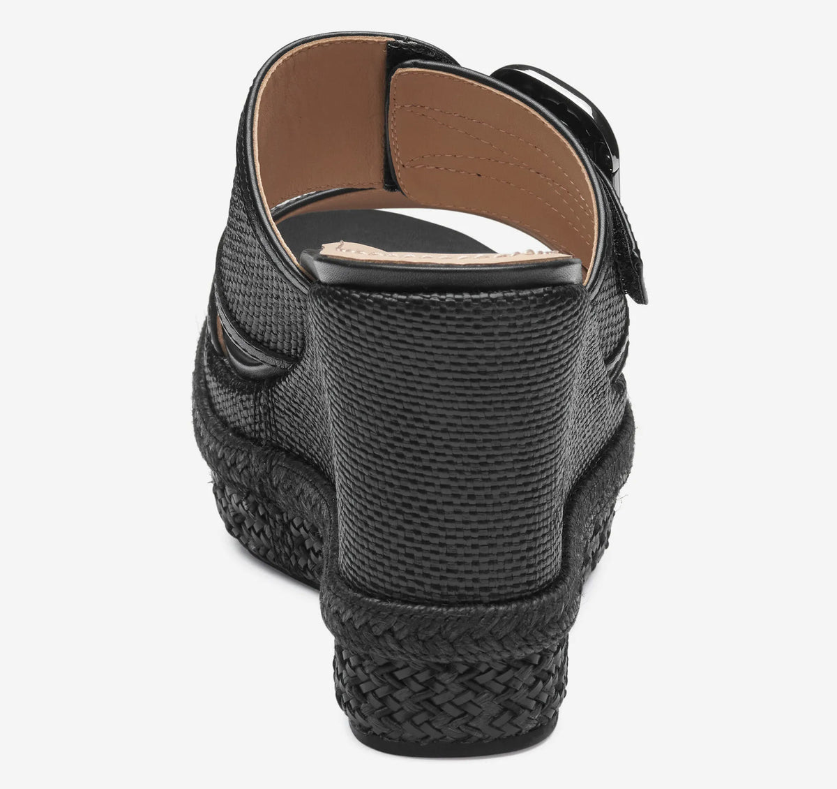 Black Raffia/Nappa Leather