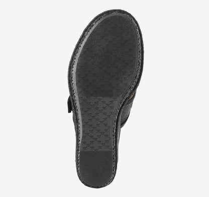 Black Raffia/Nappa Leather
