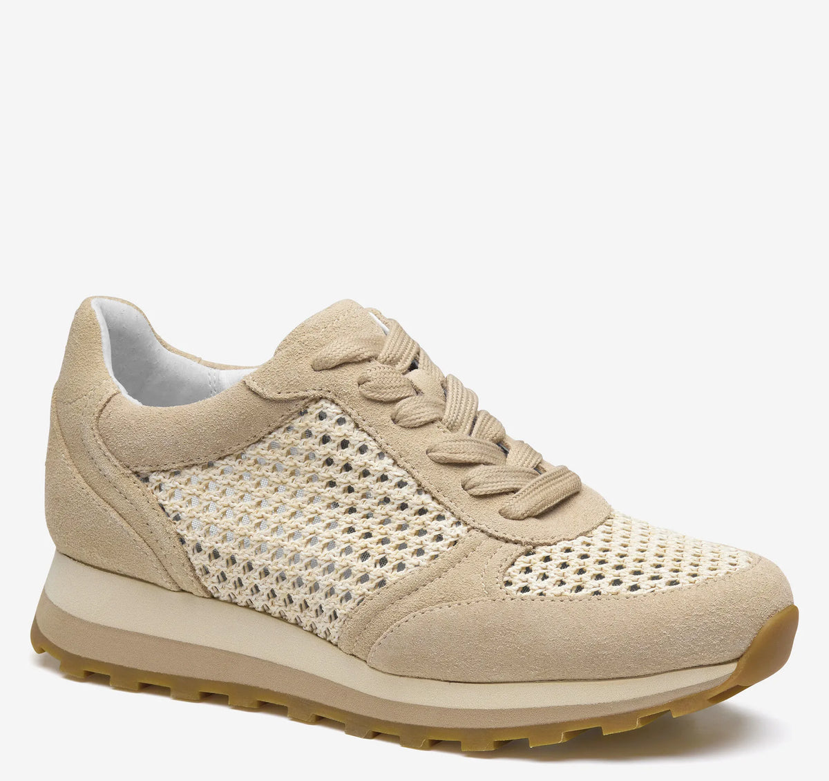Sand Suede/Crochet