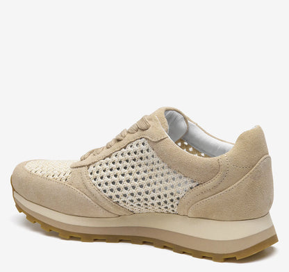 Sand Suede/Crochet