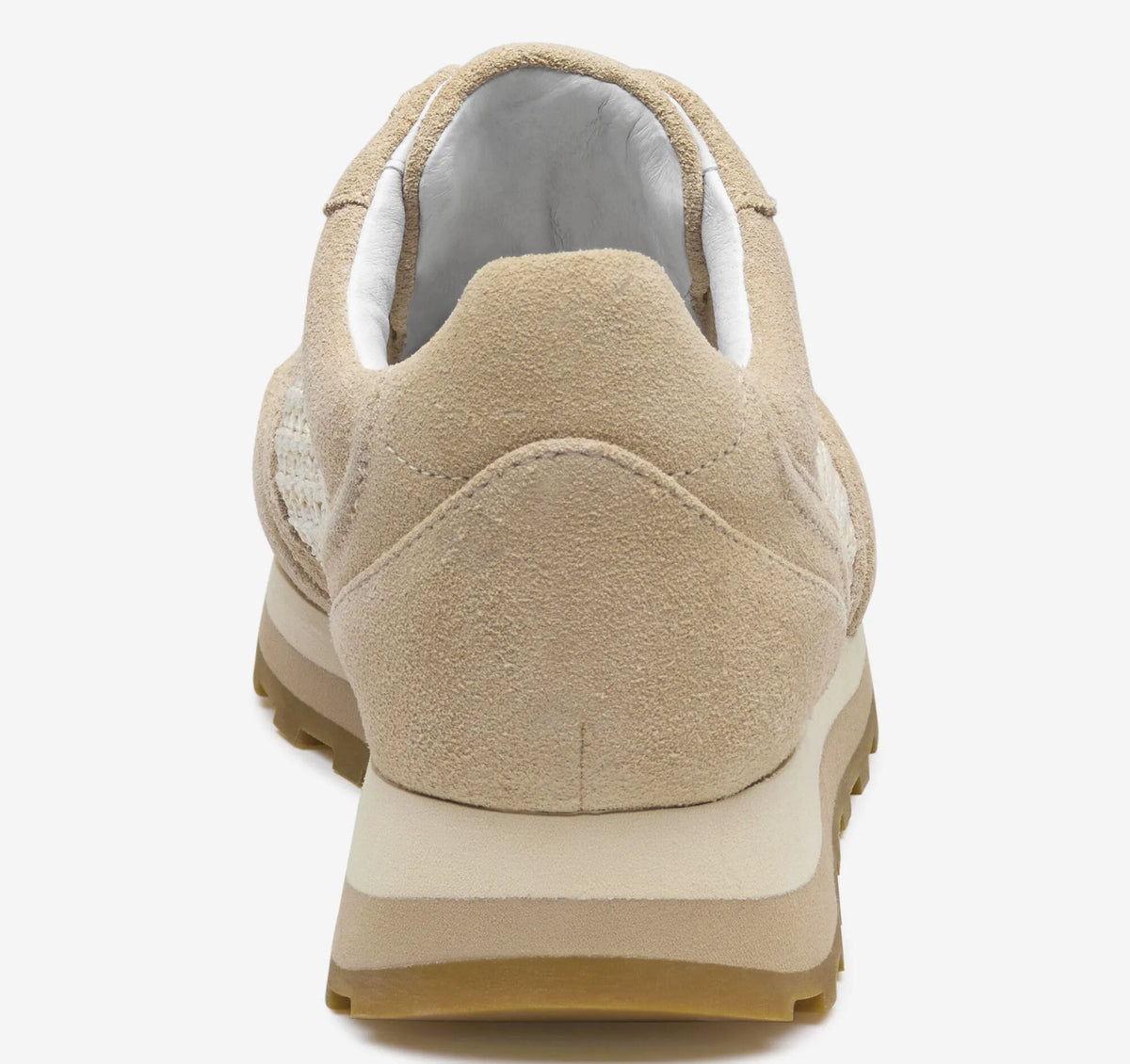 Sand Suede/Crochet
