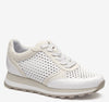 White Suede/Crochet