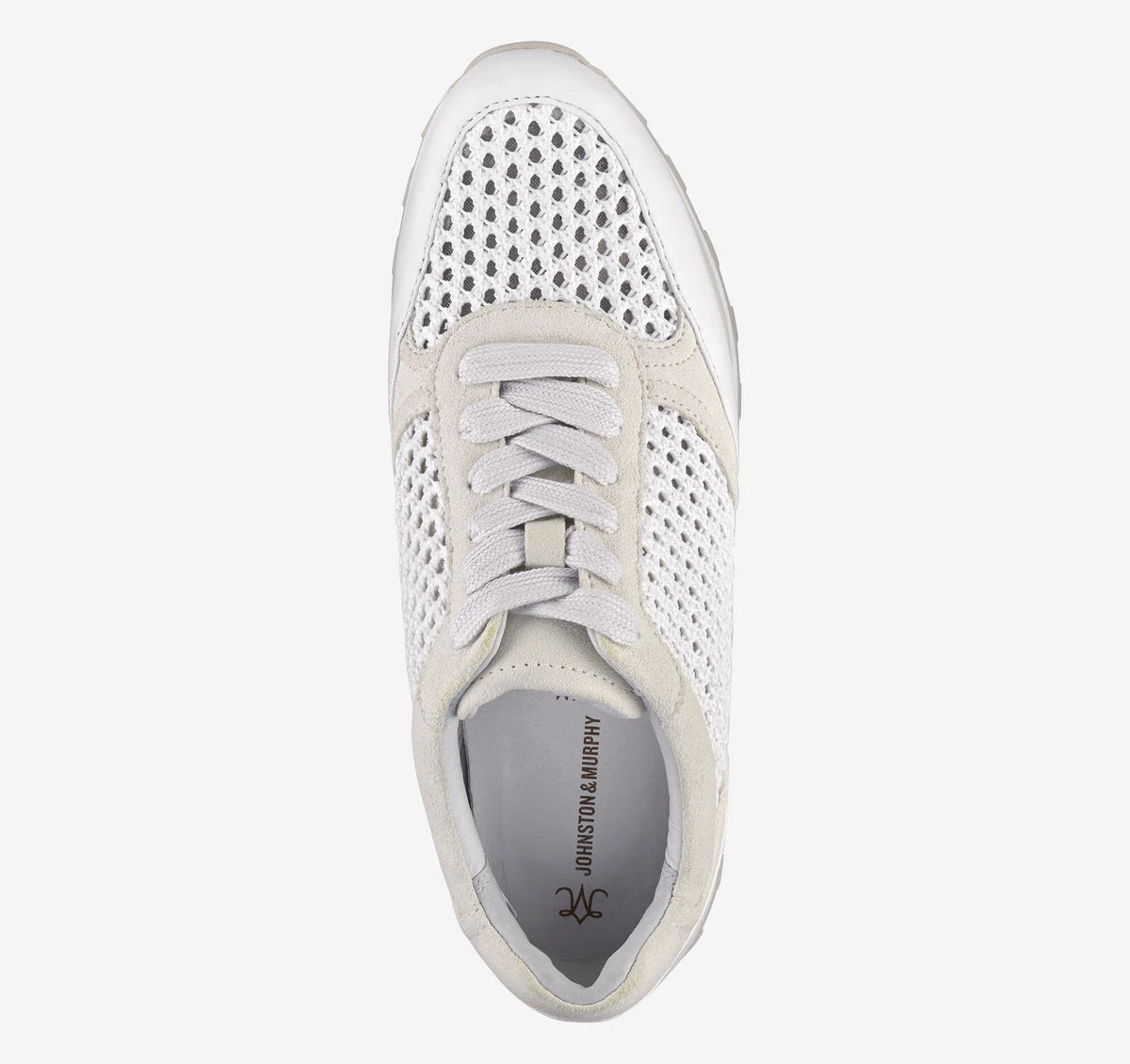White Suede/Crochet