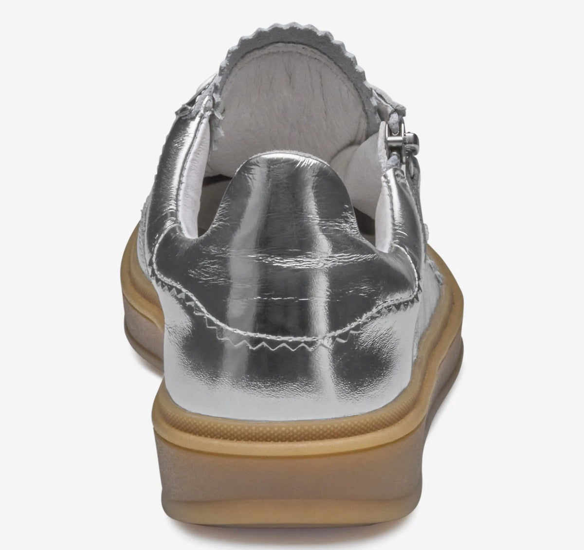Silver Metallic Sheepskin