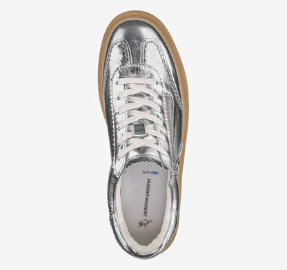 Silver Metallic Sheepskin