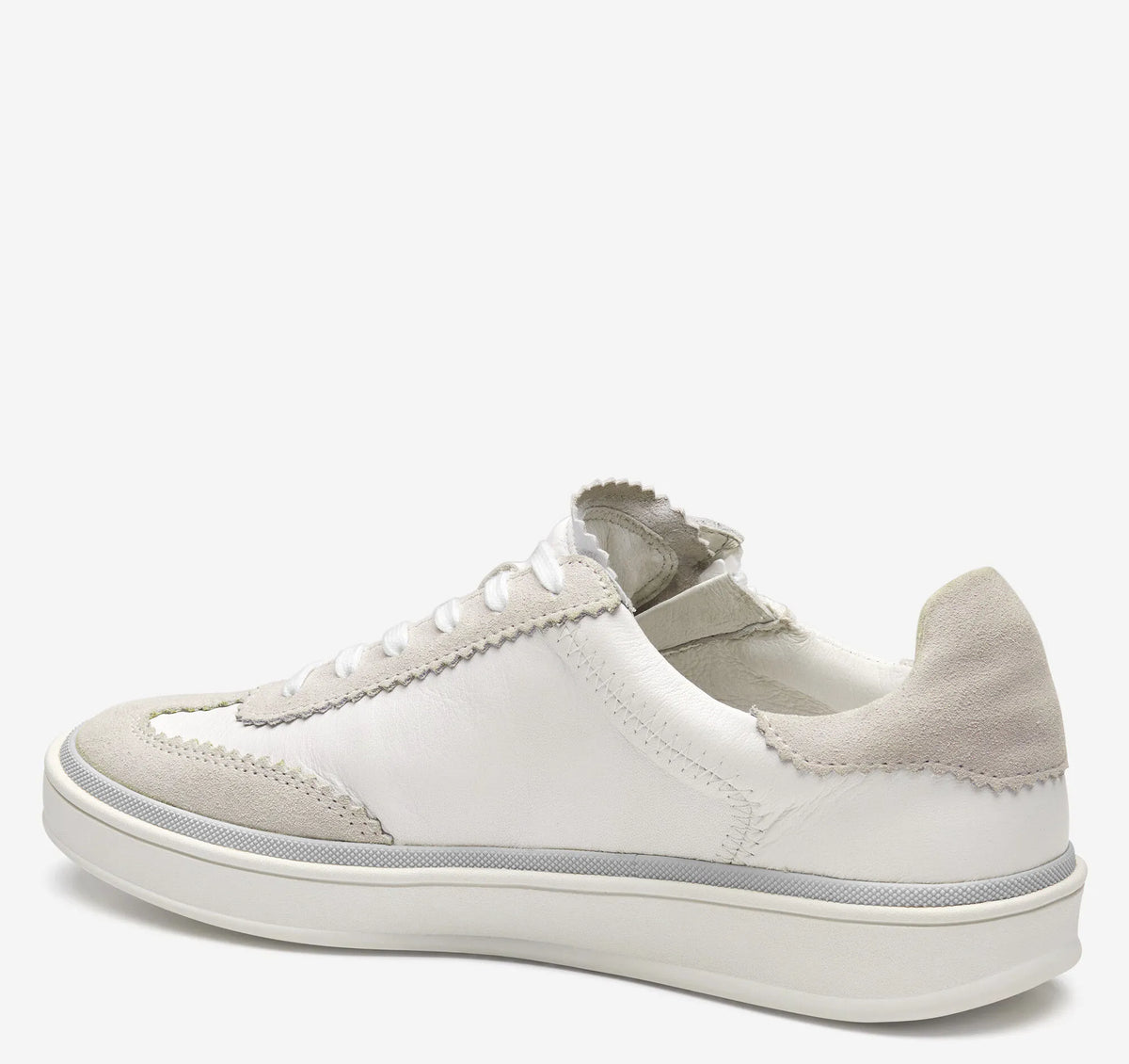White Suede/Glove Leather