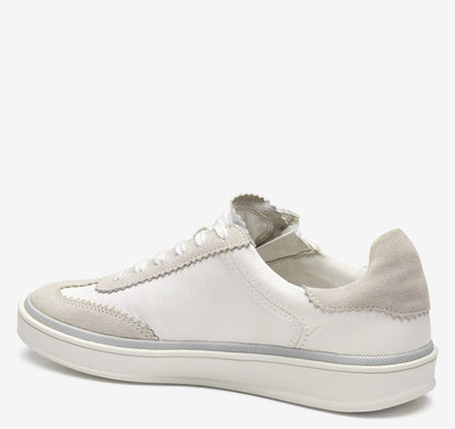 White Suede/Glove Leather