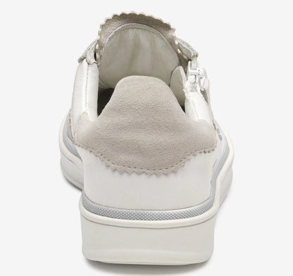 White Suede/Glove Leather
