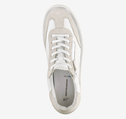 White Suede/Glove Leather