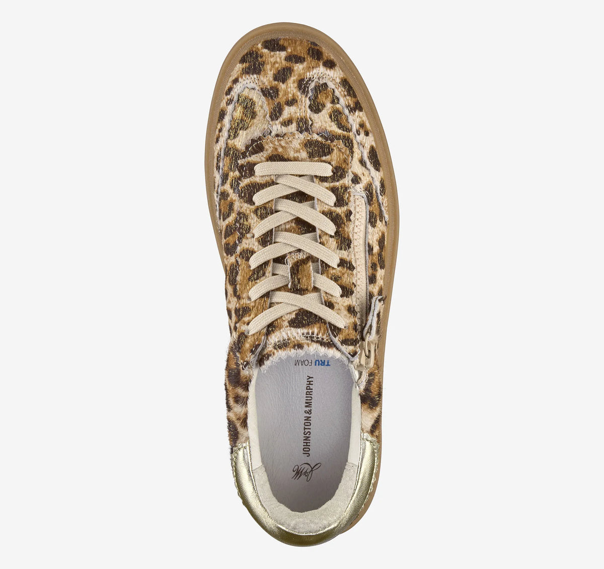 Gold Leopard Haircalf/Metallic Sheepskin