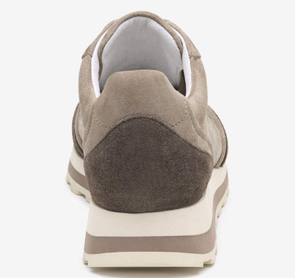 Taupe Multi Kid Suede/Metallic Italian Kid Suede