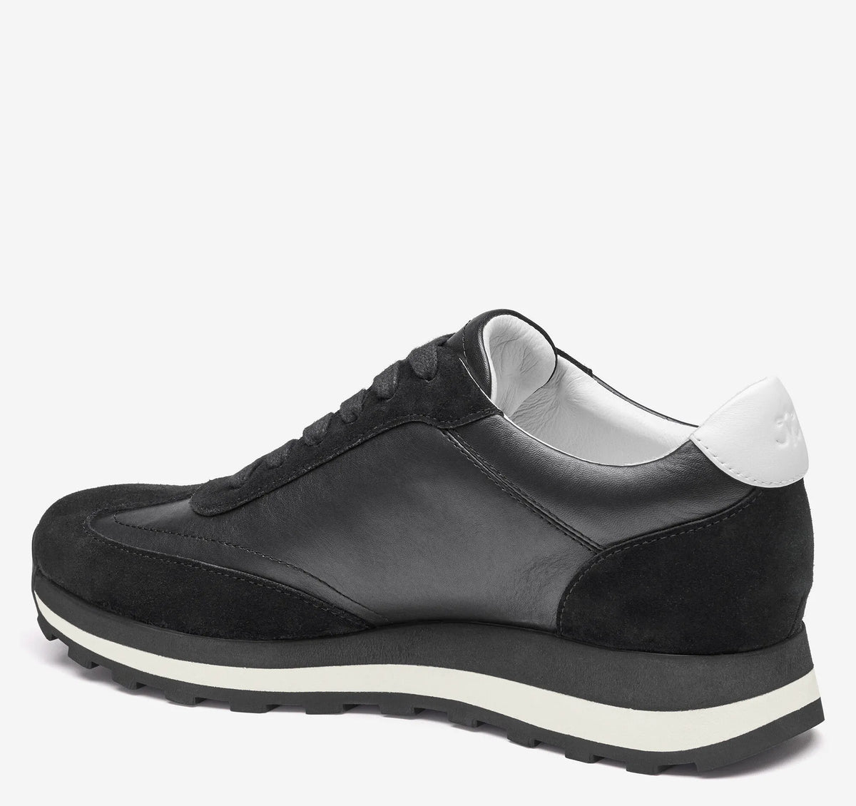 Black Nappa Leather/Suede