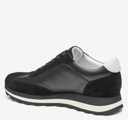 Black Nappa Leather/Suede