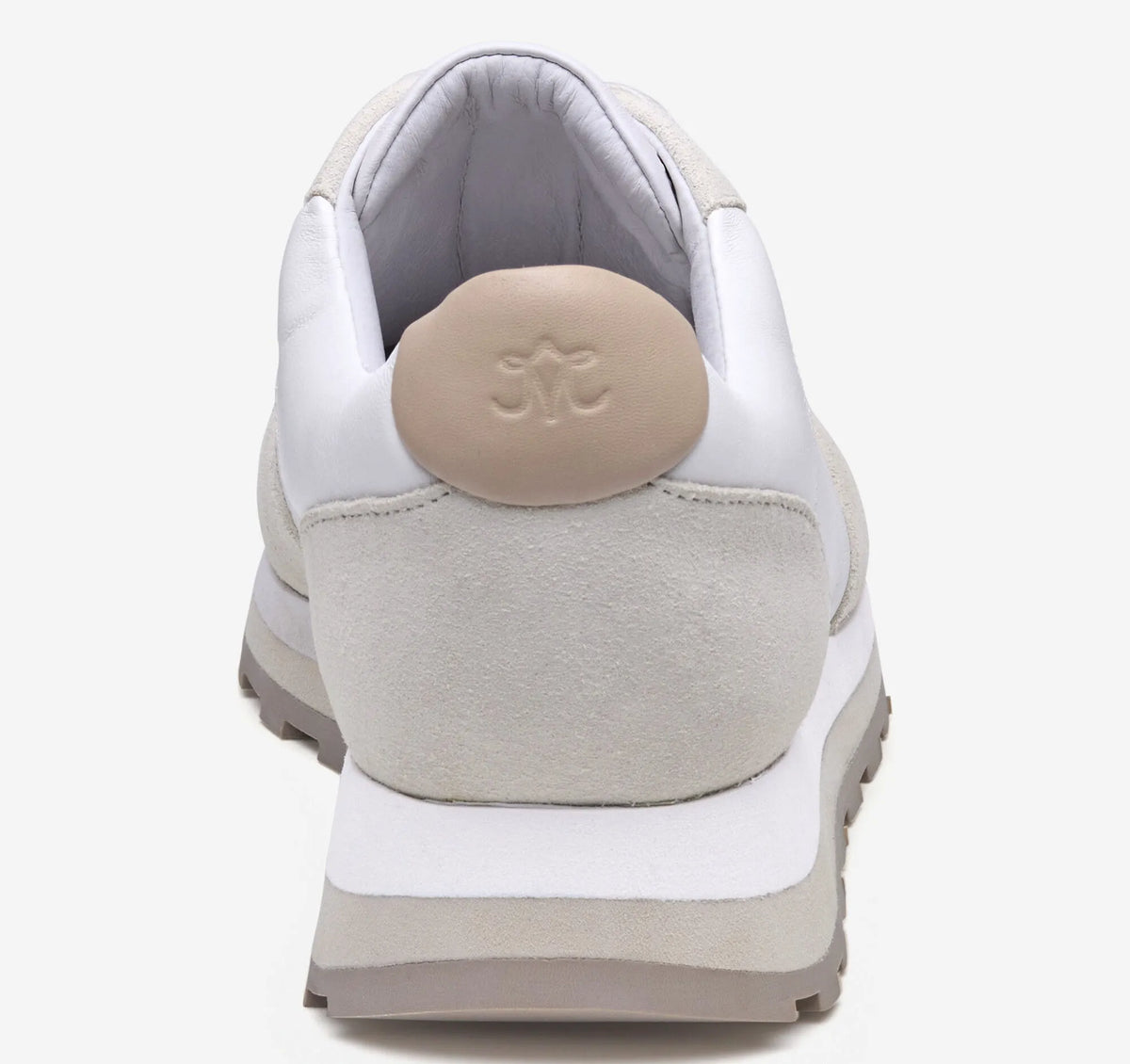 White Nappa Leather/Suede
