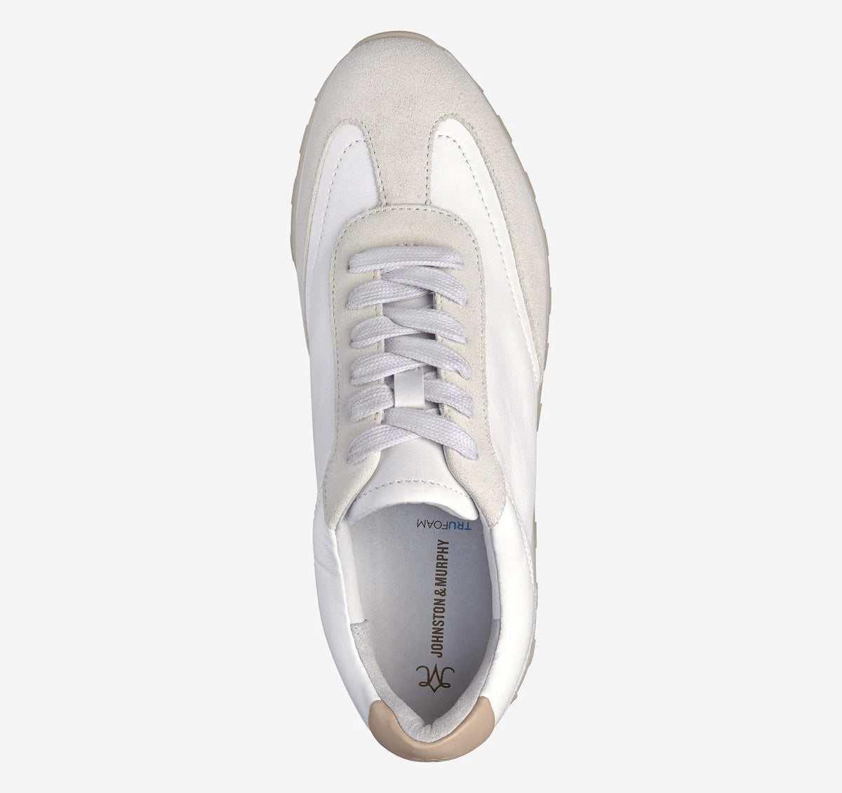 White Nappa Leather/Suede