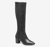 Black Calfskin/Spandex