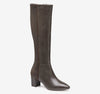 Dark Brown Calfskin/Spandex