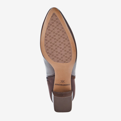 Dark Brown Calfskin/Spandex